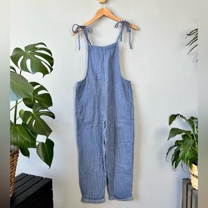 NWT | aerie Womens Oversized  Striped Jumpsuit